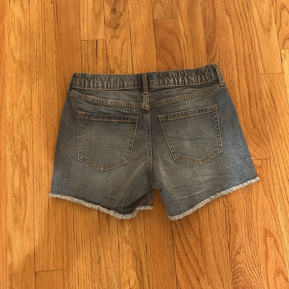 Abercombie kids midi short mid rise jean shorts
